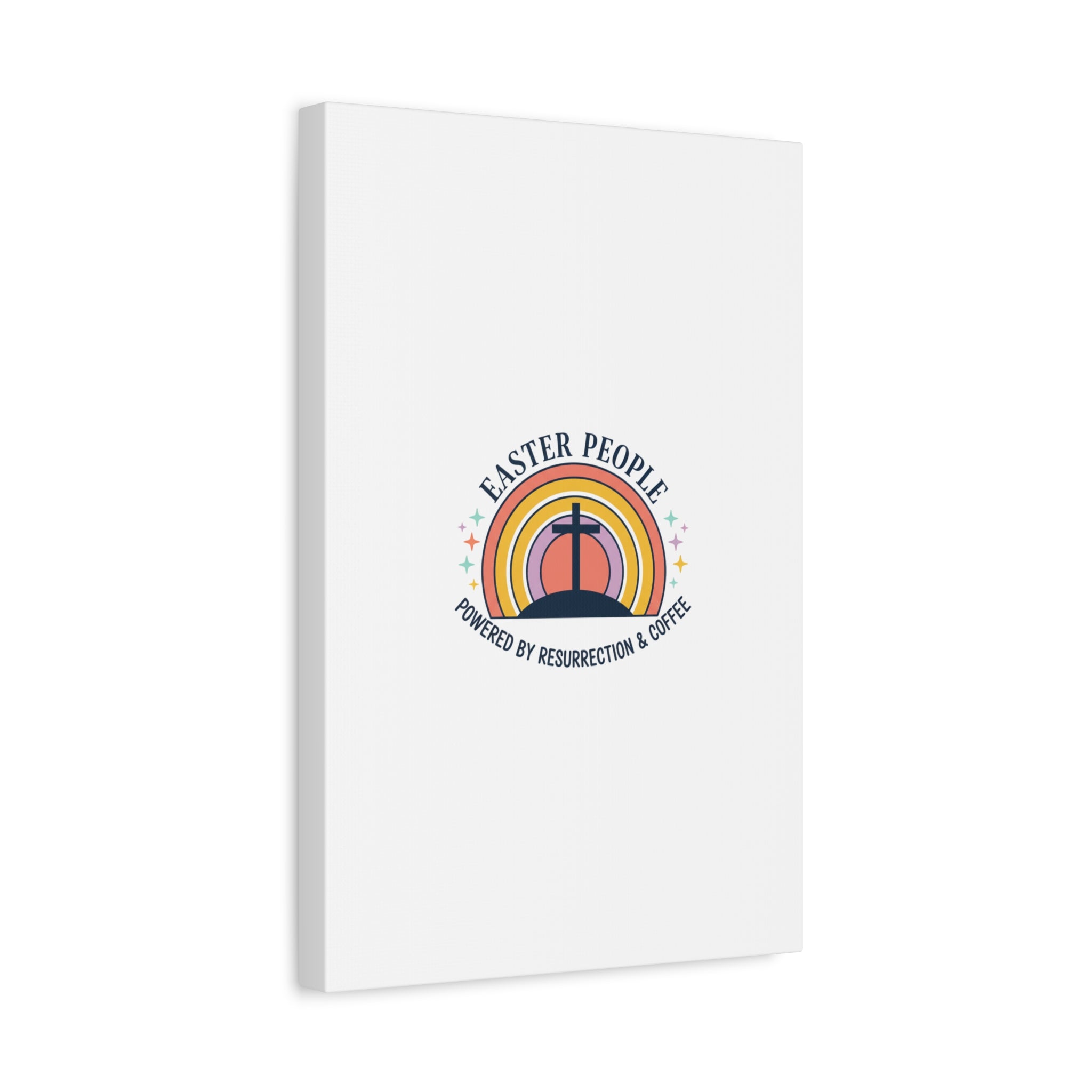 Easter People Canvas | Christian Easter, He Is Risen Resurrection Humor