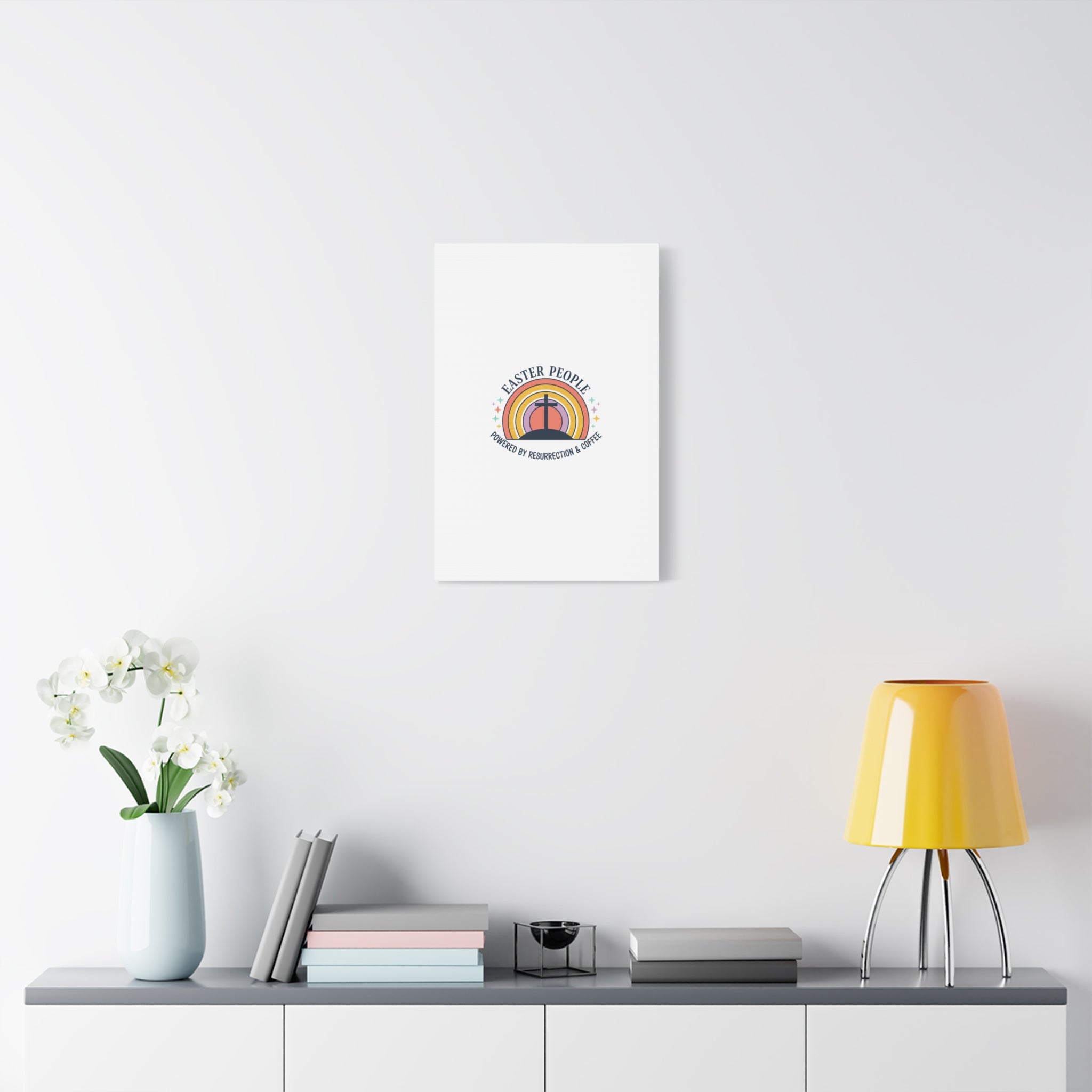 Easter People Canvas | Christian Easter, He Is Risen Resurrection Humor