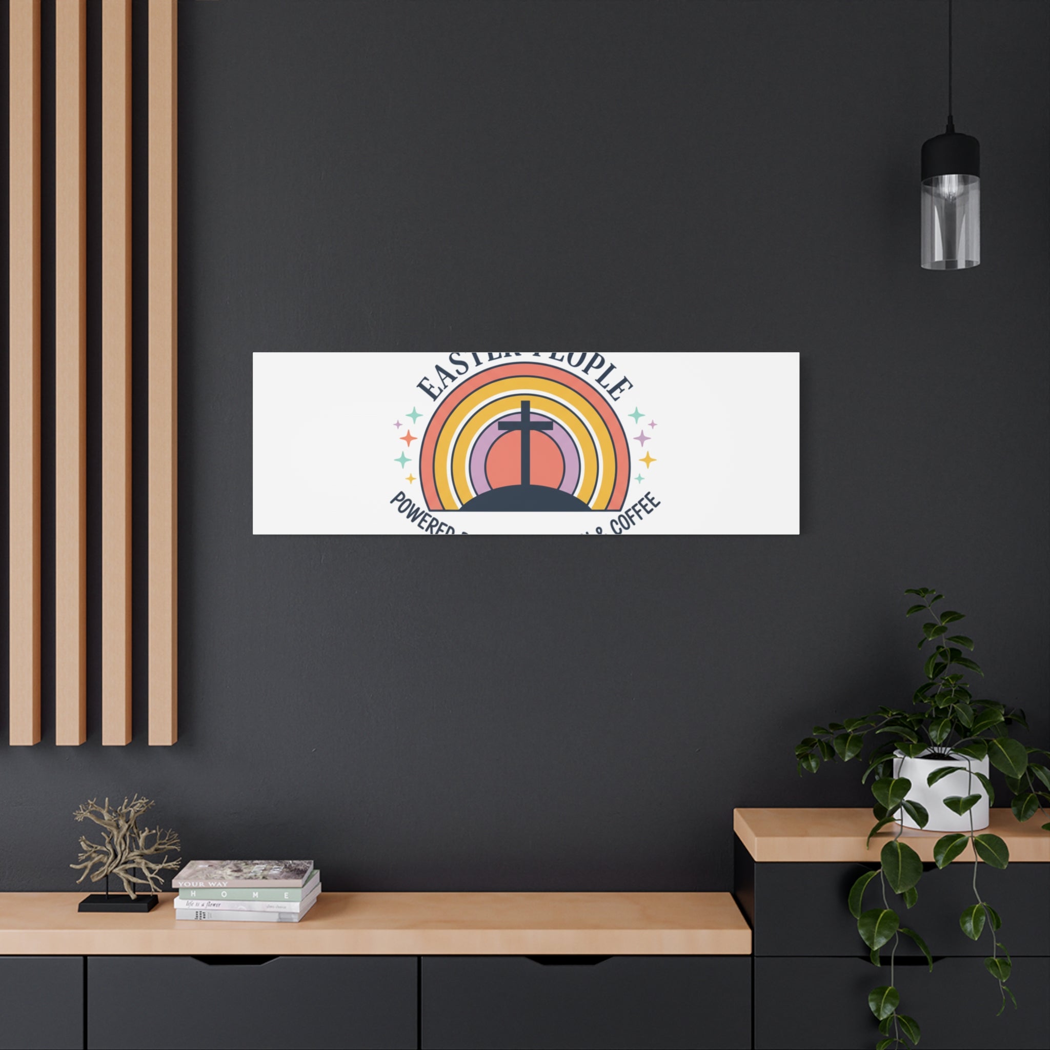 Easter People Canvas | Christian Easter, He Is Risen Resurrection Humor