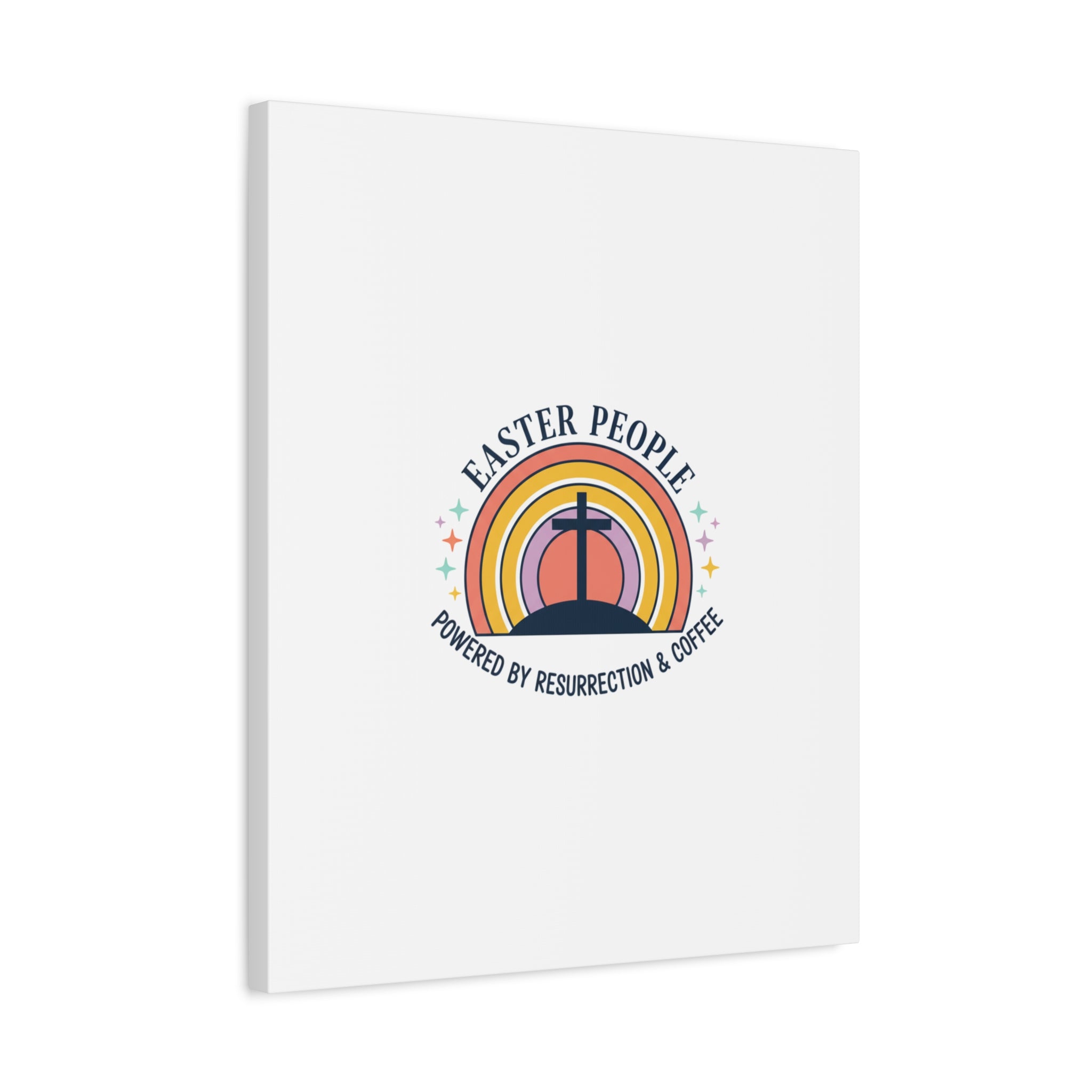 Easter People Canvas | Christian Easter, He Is Risen Resurrection Humor