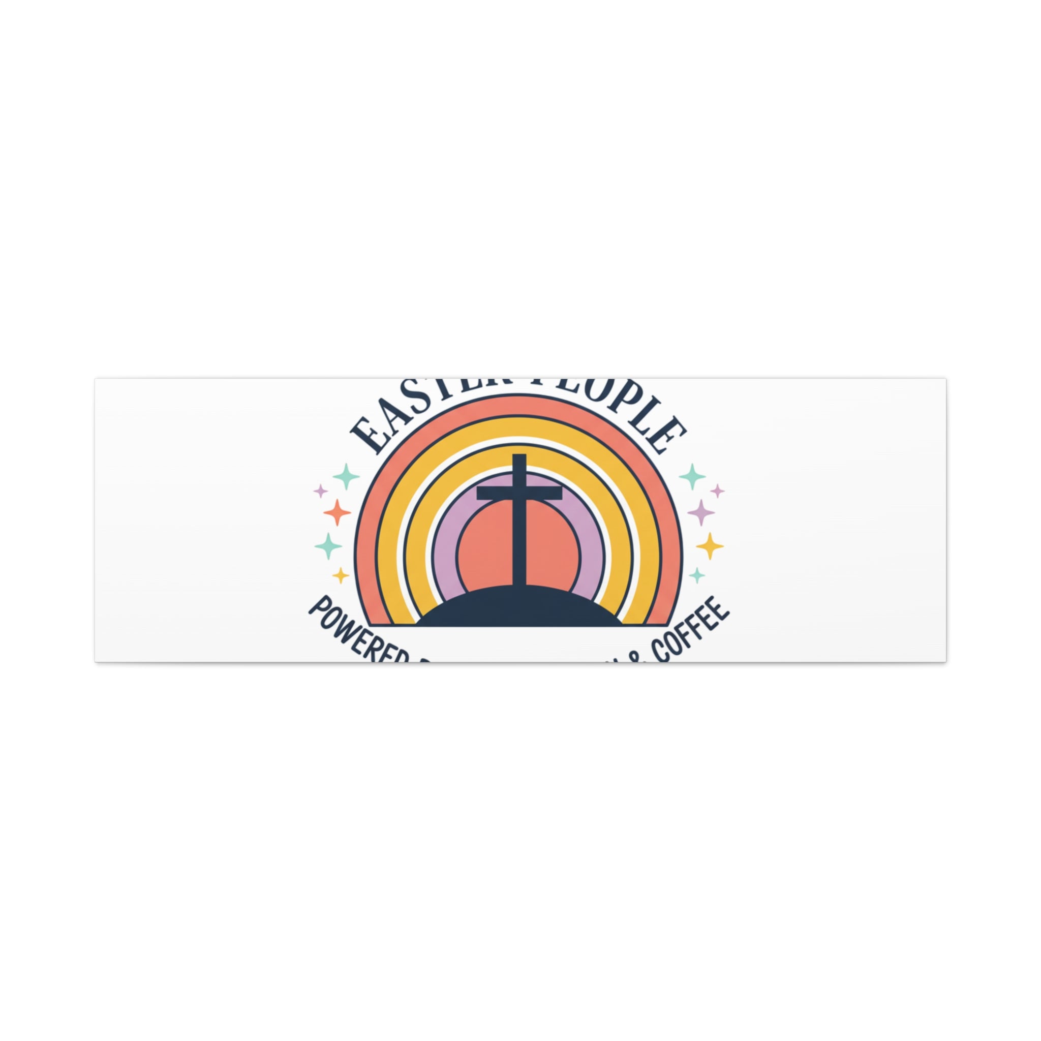 Easter People Canvas | Christian Easter, He Is Risen Resurrection Humor