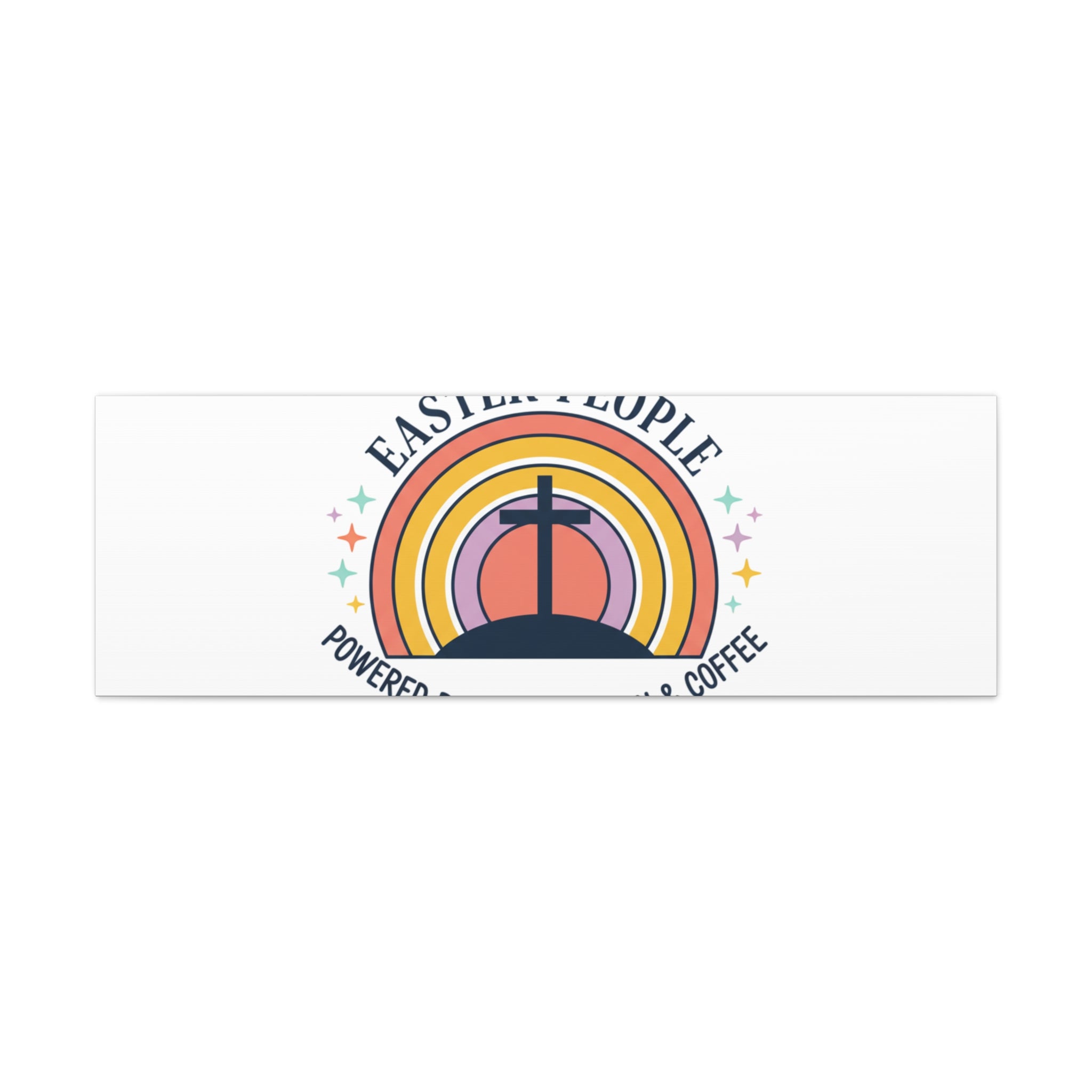 Easter People Canvas | Christian Easter, He Is Risen Resurrection Humor