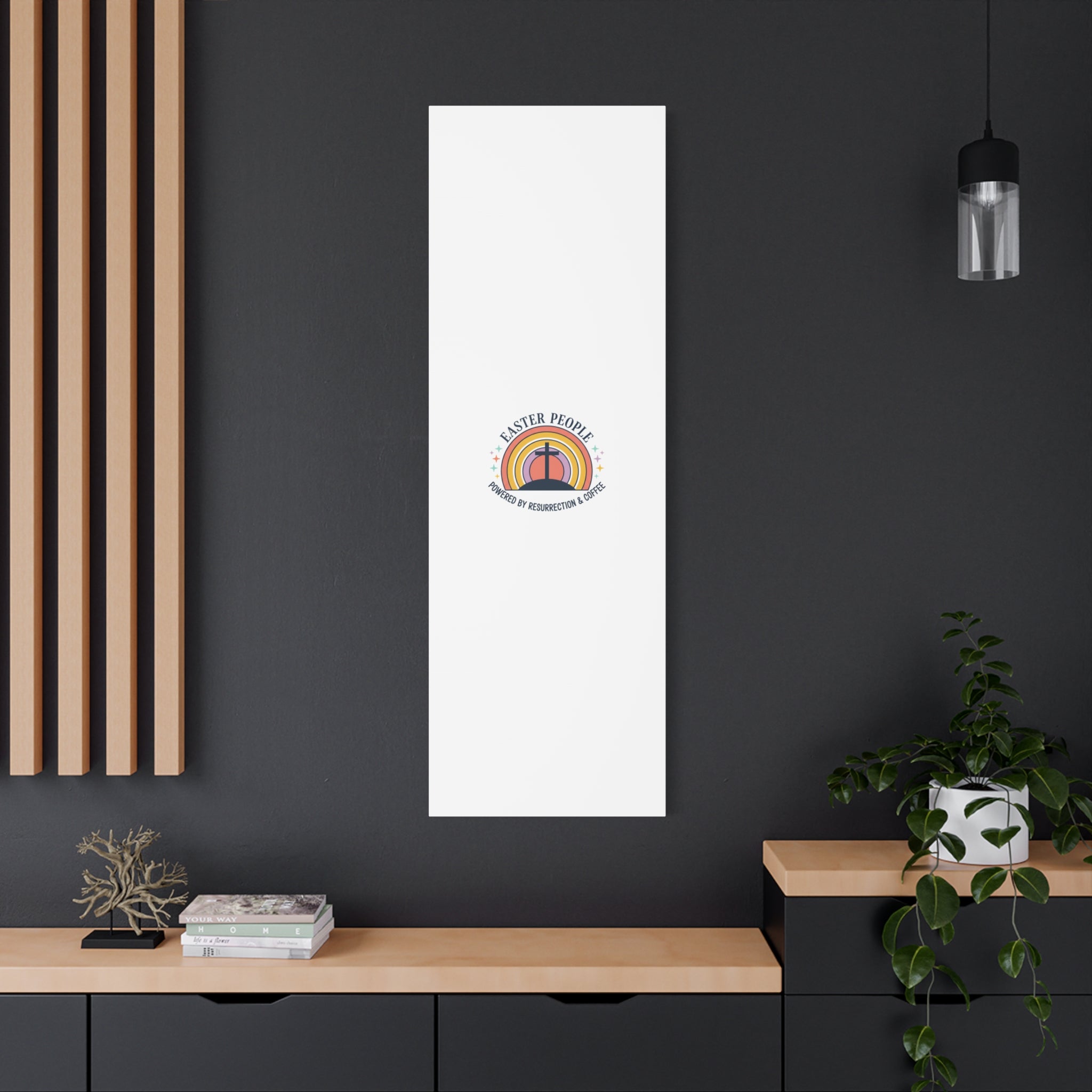 Easter People Canvas | Christian Easter, He Is Risen Resurrection Humor