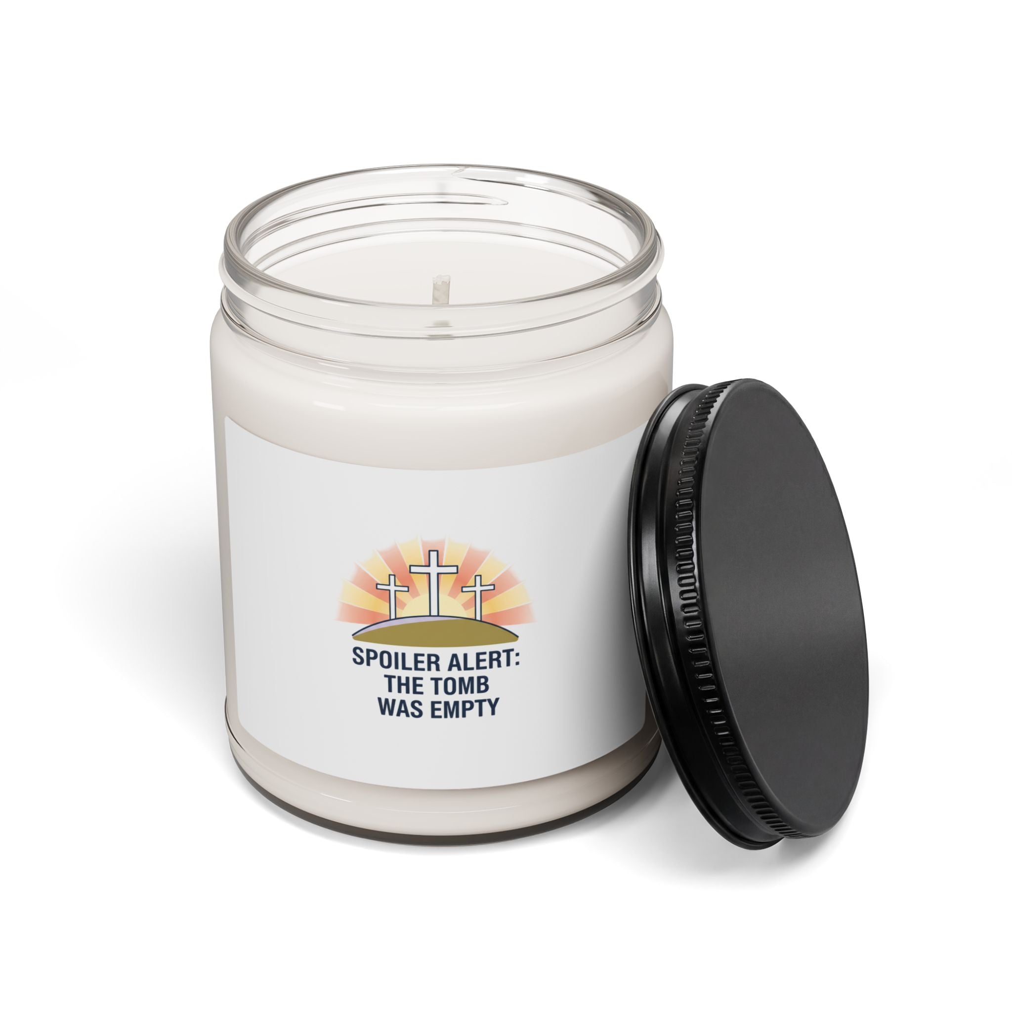 Spoiler Alert The Tomb Was Empty Candle | Christian Easter, He Is Risen Soy Candle