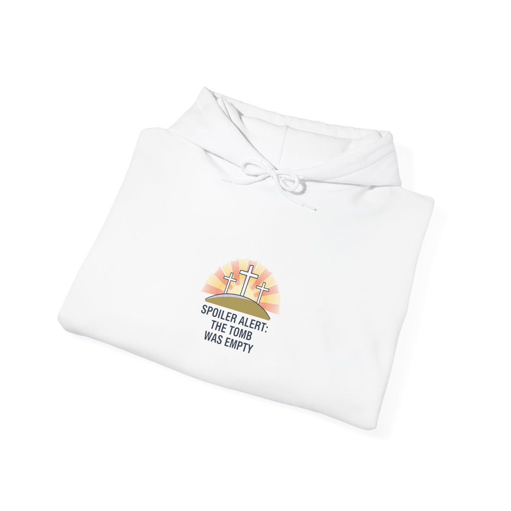 He Is Risen Sunrise Cross Hoodie | Christian Easter shirt, faith-based humor
