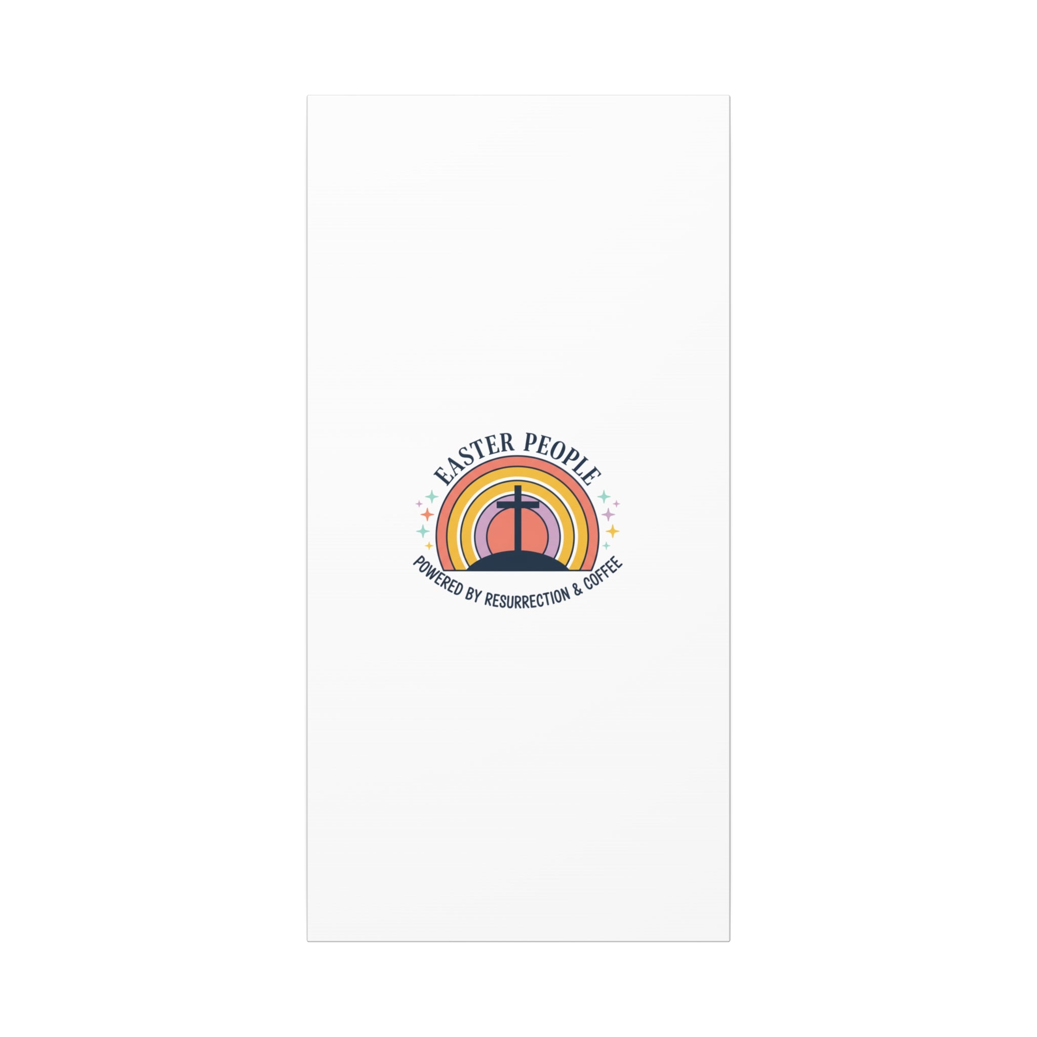 Easter People Canvas | Christian Easter, He Is Risen Resurrection Humor