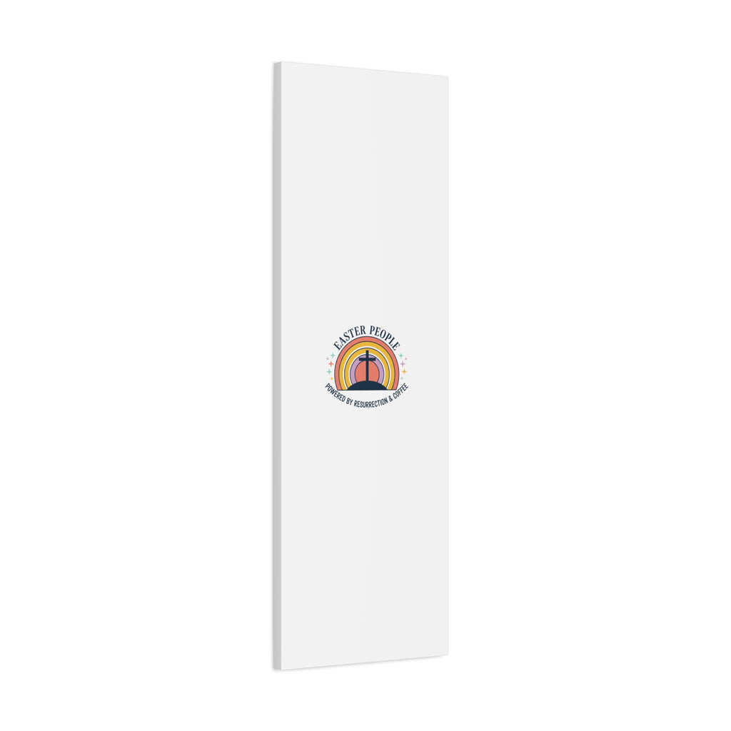 Easter People Canvas | Christian Easter, He Is Risen Resurrection Humor