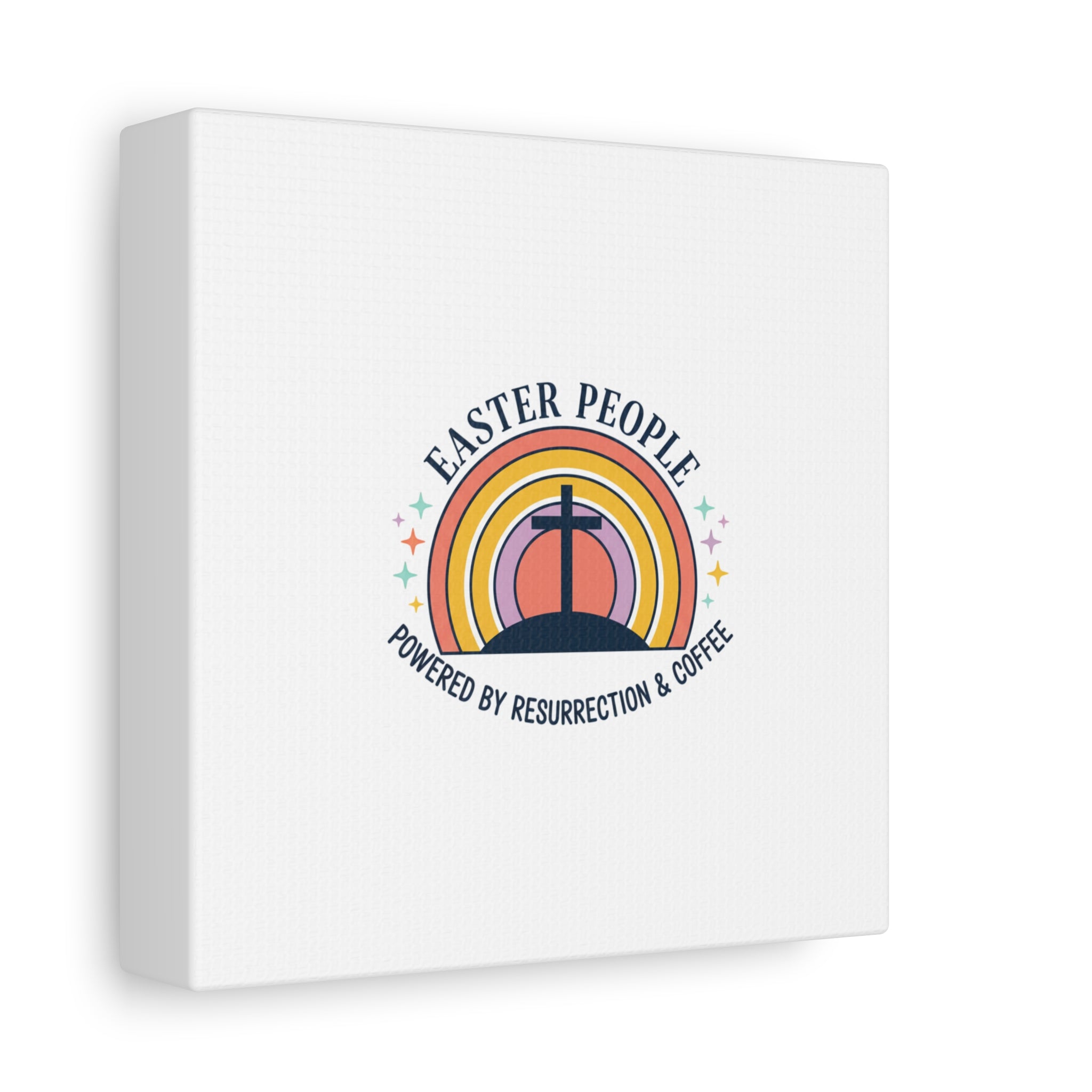 Easter People Canvas | Christian Easter, He Is Risen Resurrection Humor