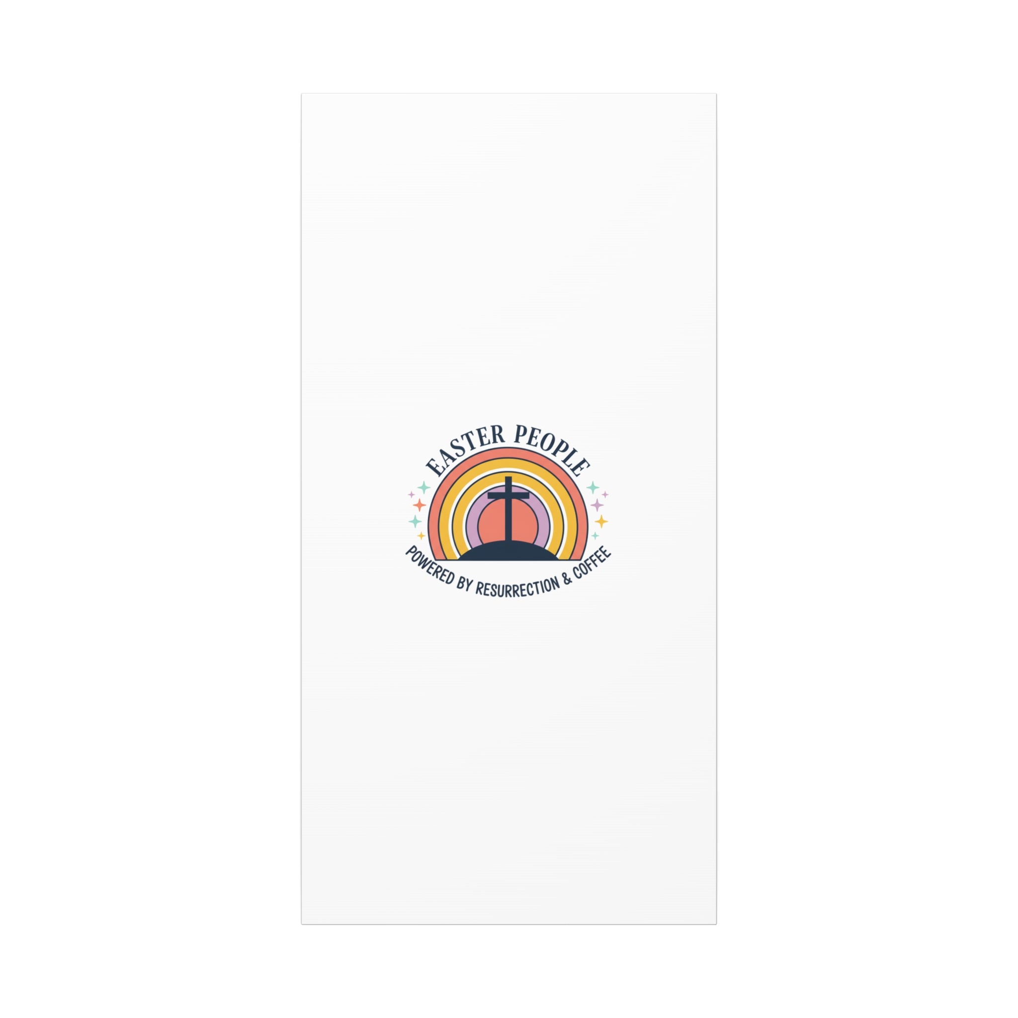 Easter People Canvas | Christian Easter, He Is Risen Resurrection Humor