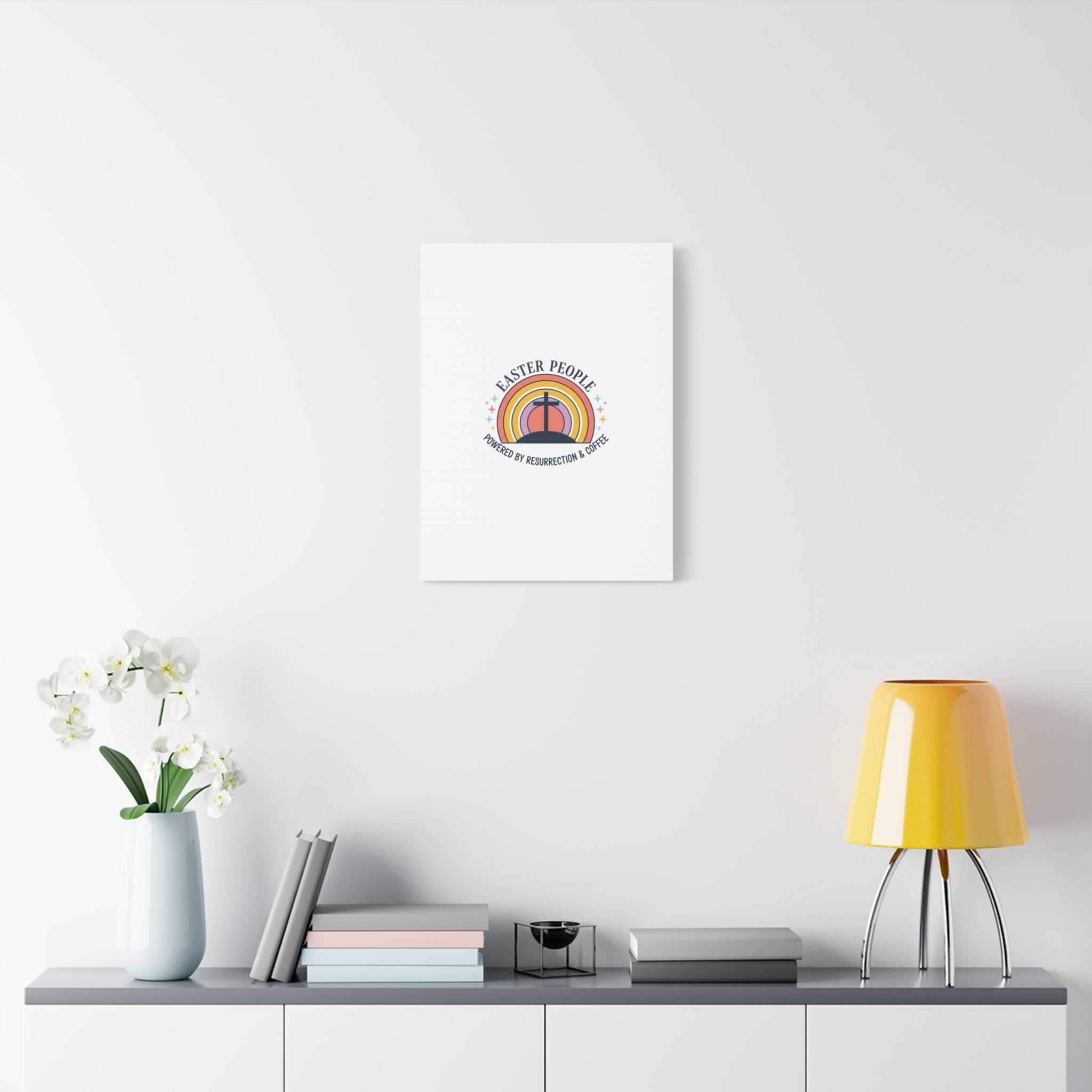 Easter People Canvas | Christian Easter, He Is Risen Resurrection Humor