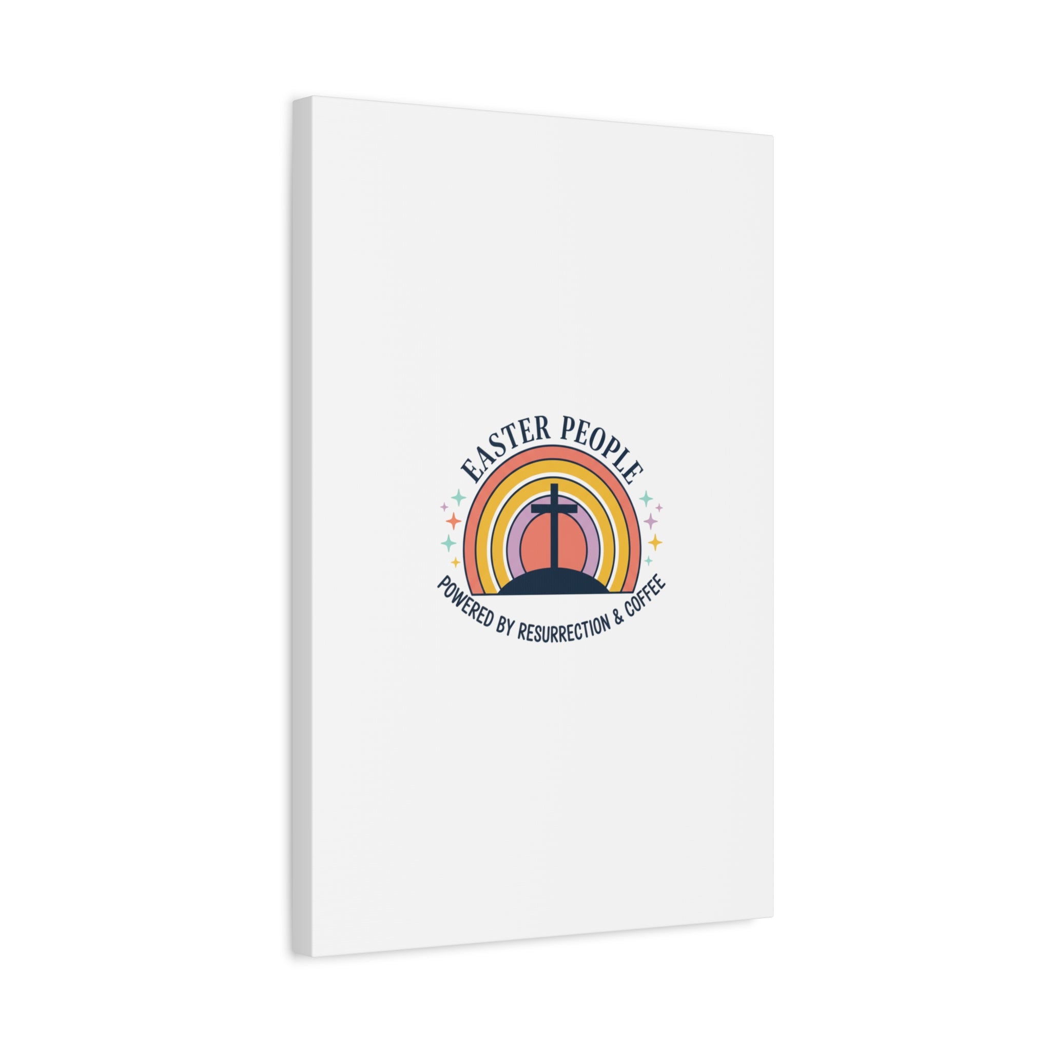 Easter People Canvas | Christian Easter, He Is Risen Resurrection Humor