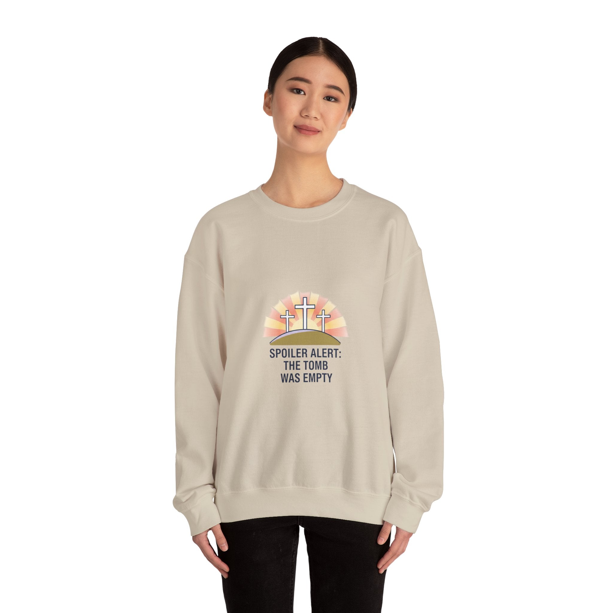 Spoiler Alert The Tomb Was Empty Sweatshirt | Christian Easter shirt, He is risen