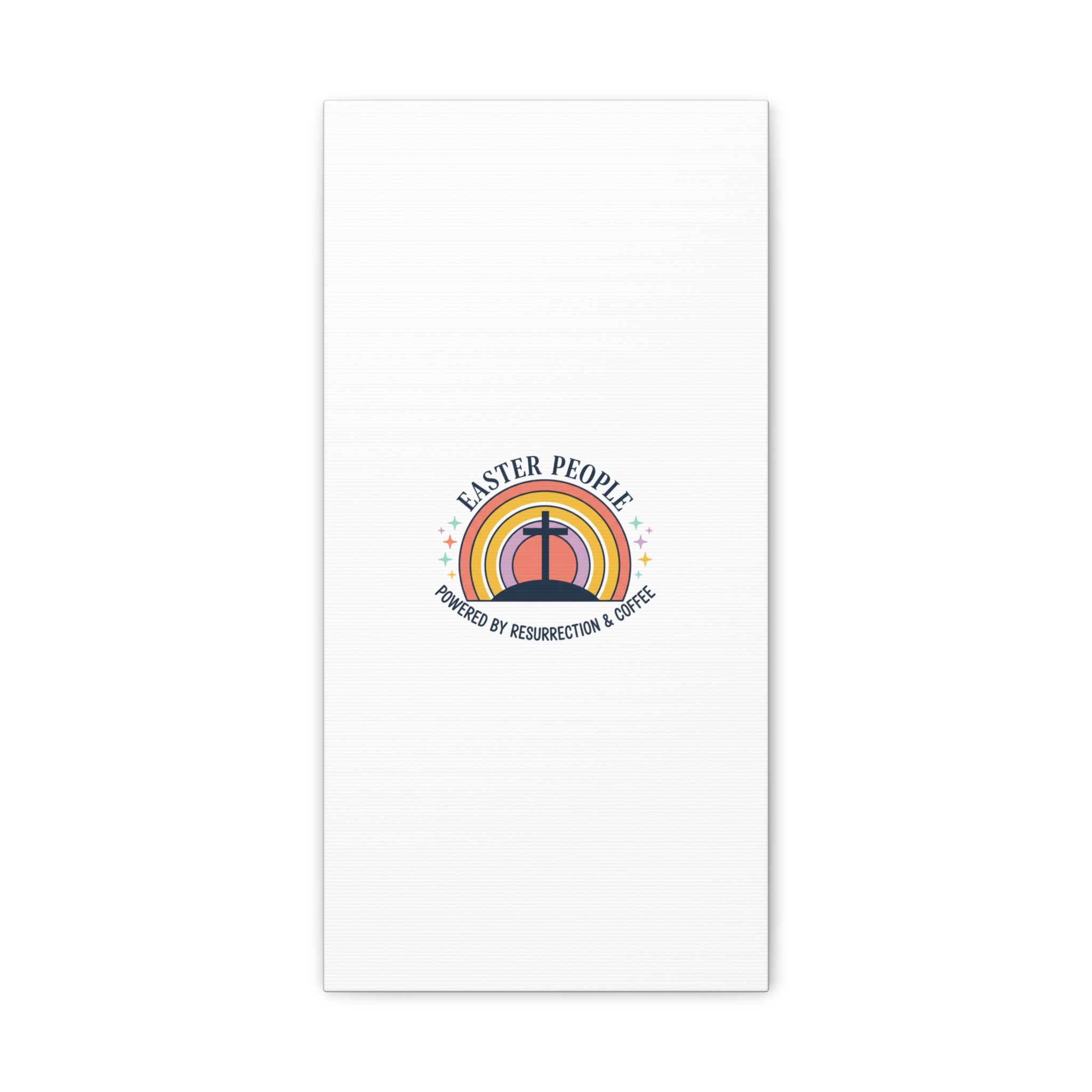 Easter People Canvas | Christian Easter, He Is Risen Resurrection Humor