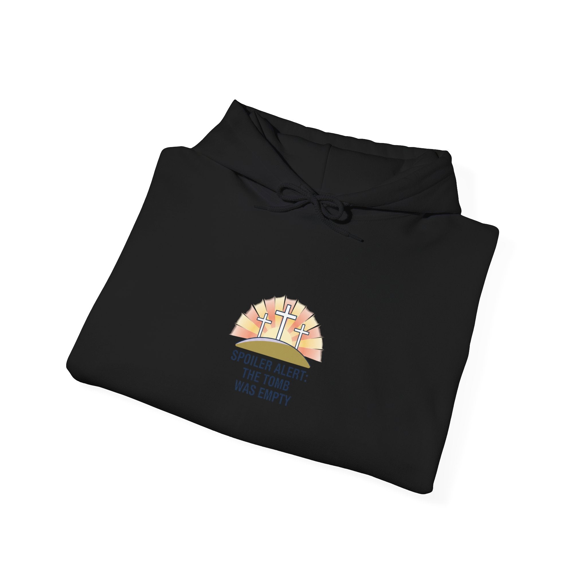 He Is Risen Sunrise Cross Hoodie | Christian Easter shirt, faith-based humor