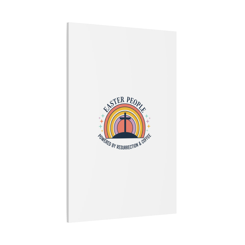 Easter People Canvas | Christian Easter, He Is Risen Resurrection Humor