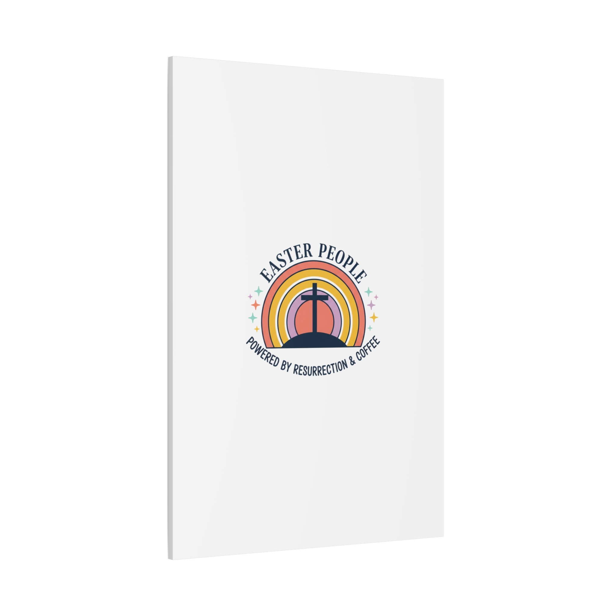 Easter People Canvas | Christian Easter, He Is Risen Resurrection Humor