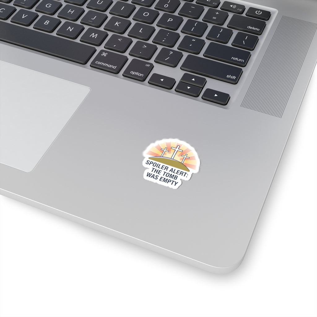 Spoiler Alert The Tomb Was Empty Sticker | Christian Easter, Faith-Based Humor