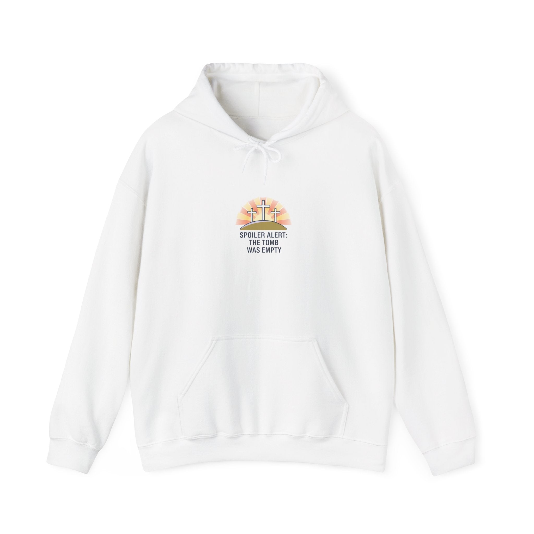 He Is Risen Sunrise Cross Hoodie | Christian Easter shirt, faith-based humor