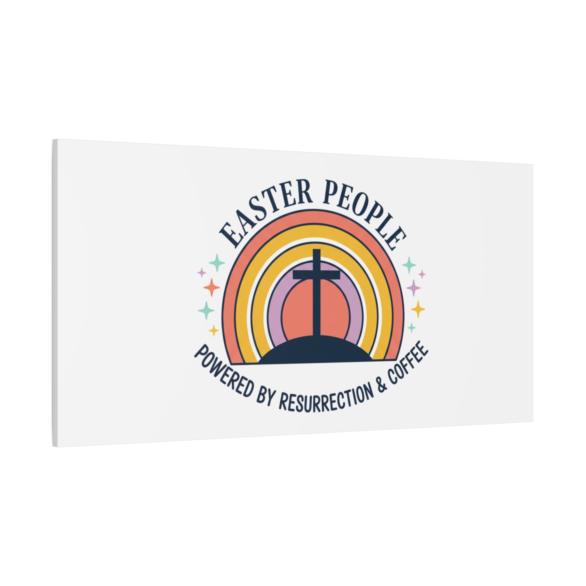 Easter People Canvas | Christian Easter, He Is Risen Resurrection Humor
