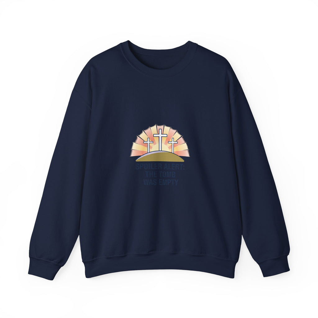 Spoiler Alert The Tomb Was Empty Sweatshirt | Christian Easter shirt, He is risen