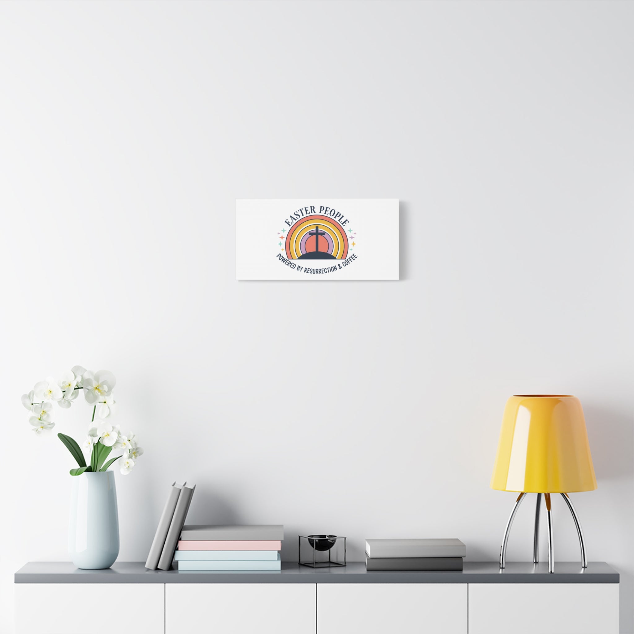 Easter People Canvas | Christian Easter, He Is Risen Resurrection Humor
