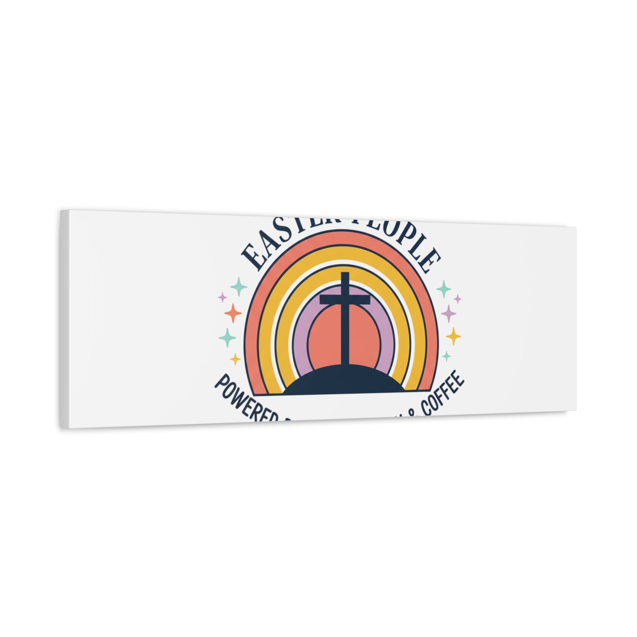 Easter People Canvas | Christian Easter, He Is Risen Resurrection Humor