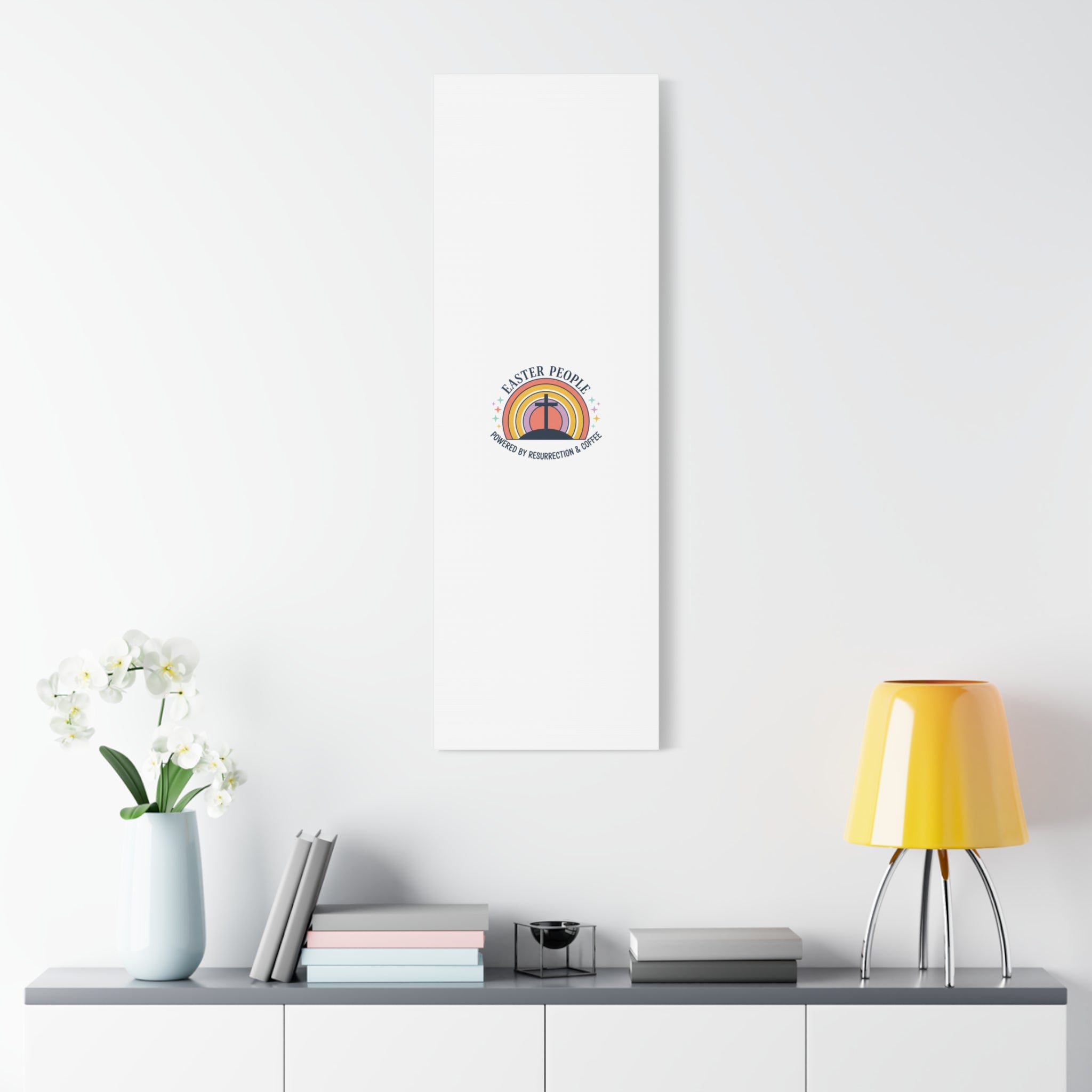Easter People Canvas | Christian Easter, He Is Risen Resurrection Humor