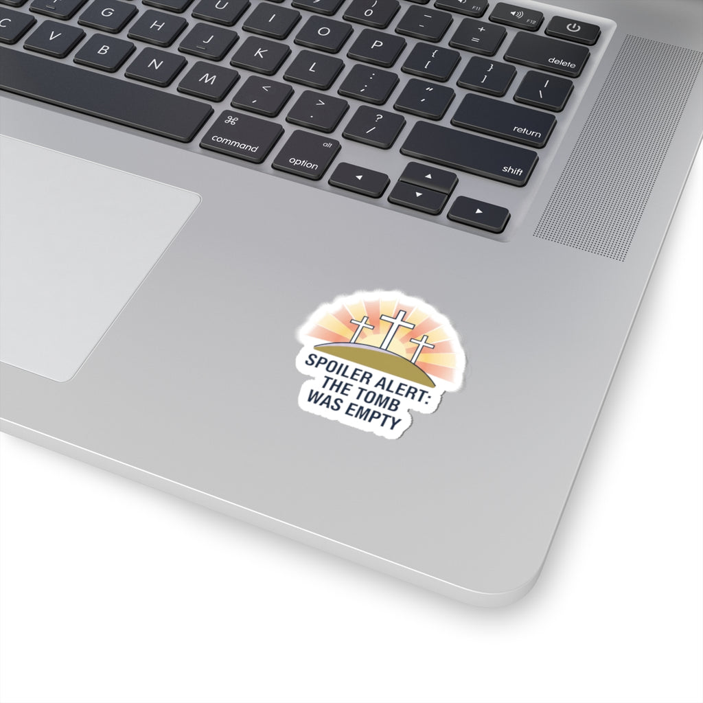 Spoiler Alert The Tomb Was Empty Sticker | Christian Easter, Faith-Based Humor