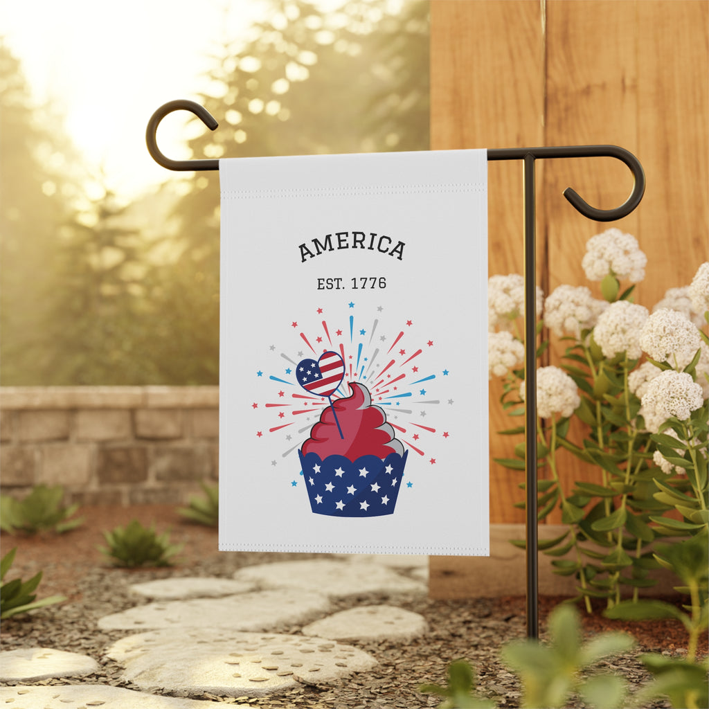 Celebrating America garden flag Banner | Patriotic Home & Garden Décor