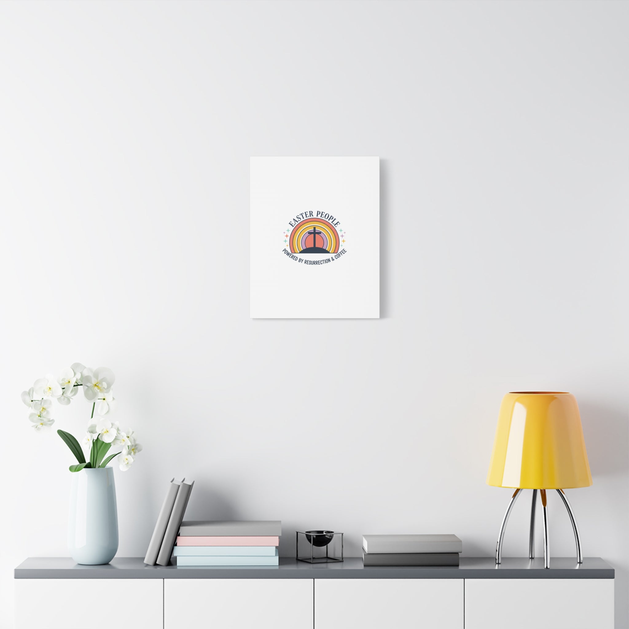 Easter People Canvas | Christian Easter, He Is Risen Resurrection Humor