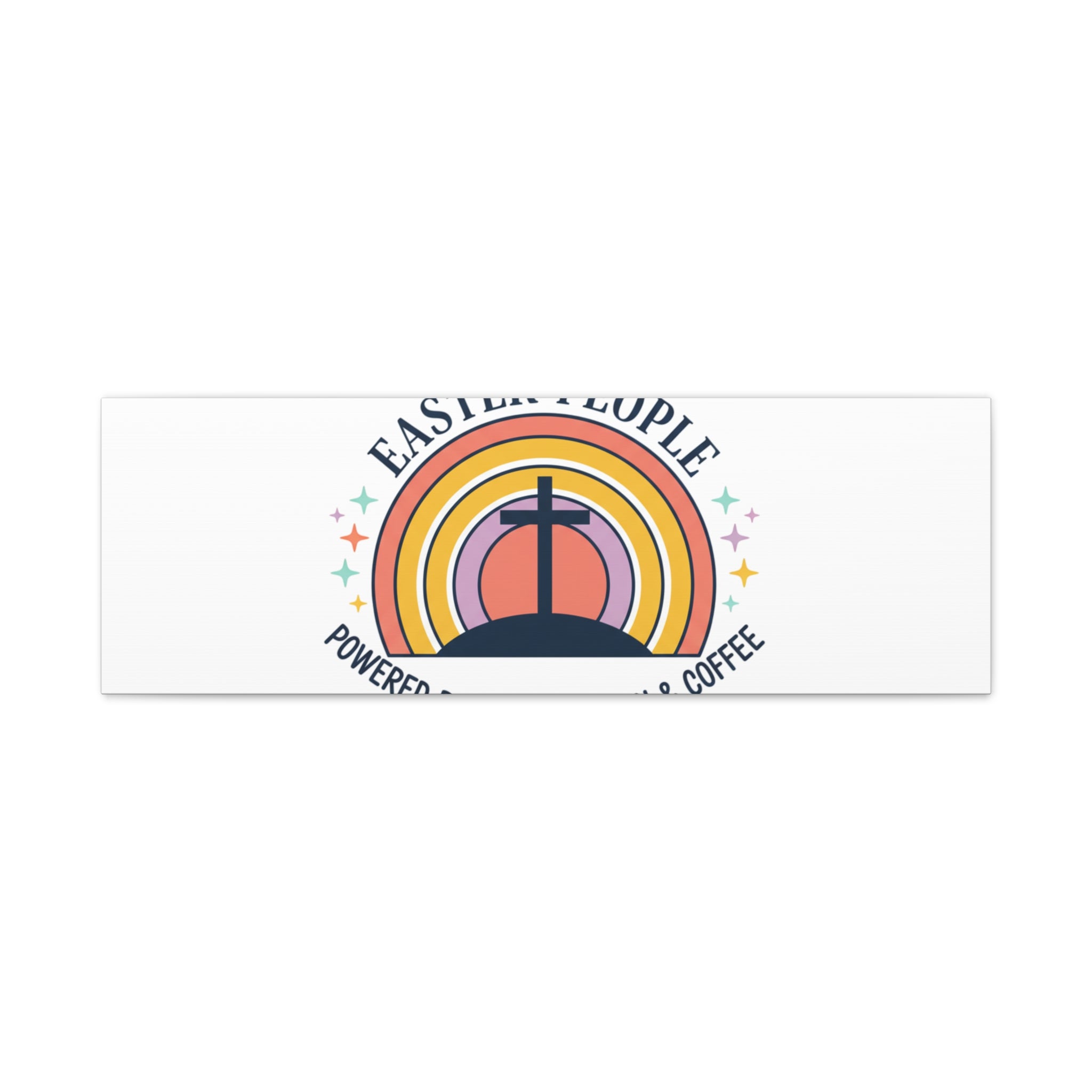 Easter People Canvas | Christian Easter, He Is Risen Resurrection Humor