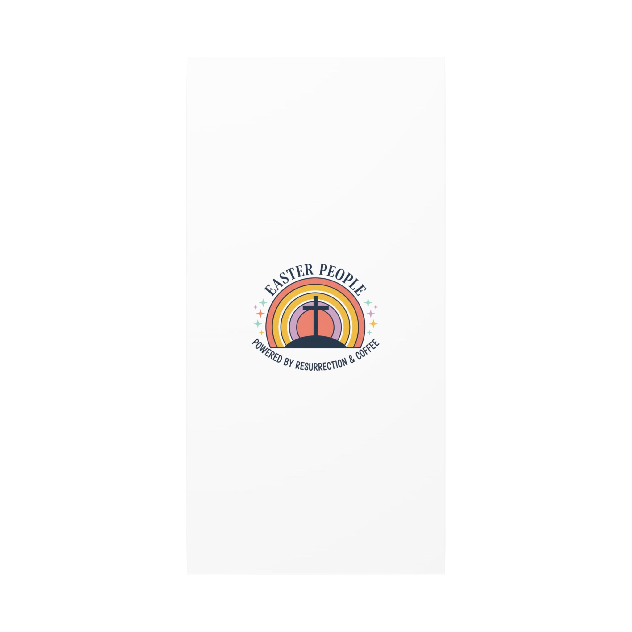 Easter People Canvas | Christian Easter, He Is Risen Resurrection Humor