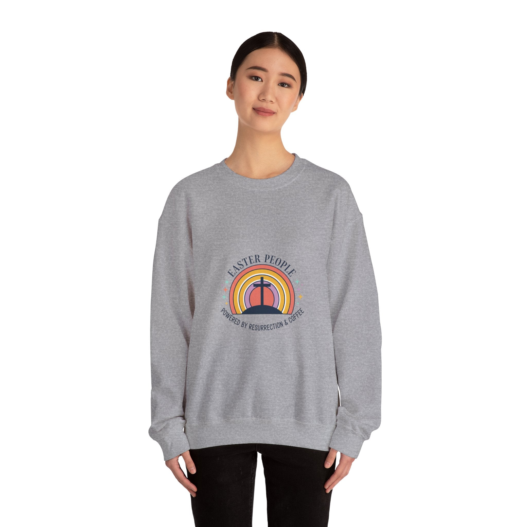 Easter People Crewneck Sweatshirt | Christian Easter Shirt, He Is Risen