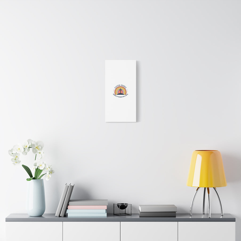Easter People Canvas | Christian Easter, He Is Risen Resurrection Humor