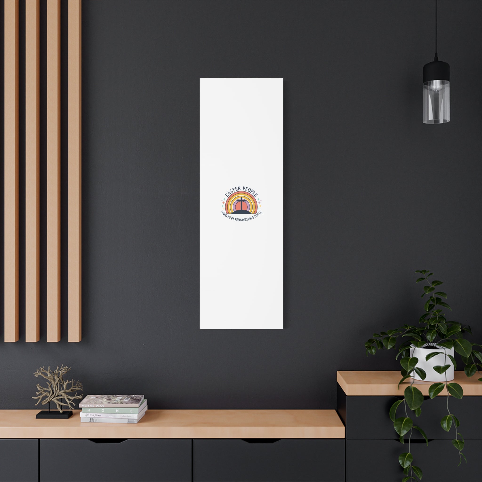 Easter People Canvas | Christian Easter, He Is Risen Resurrection Humor
